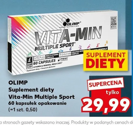 Suplement diety Olimp Vita-Min Multiple Sport promocja w Kaufland
