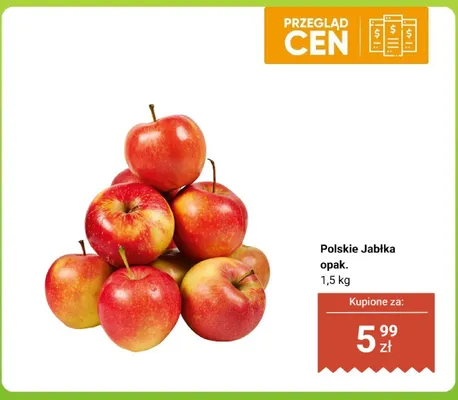 Jabłka polskie opak. 1,5 kg promocja w Biedronka