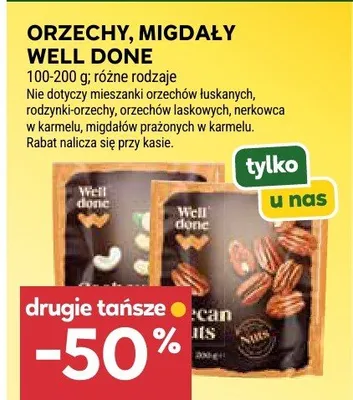 Orzechy, migdały promocja w Stokrotka