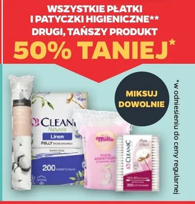 Płatki i patyczki higieniczne Netto promocja w Netto