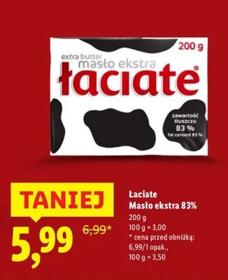 Masło promocja w Lidl