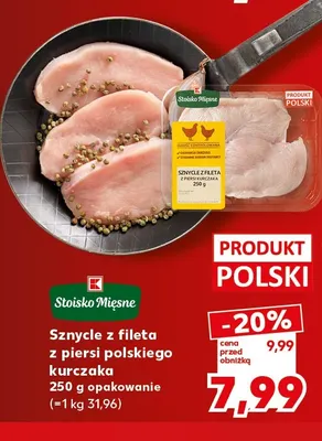 Sznycle z fileta z piersi kurczaka Stoisko Mięsne promocja w Kaufland
