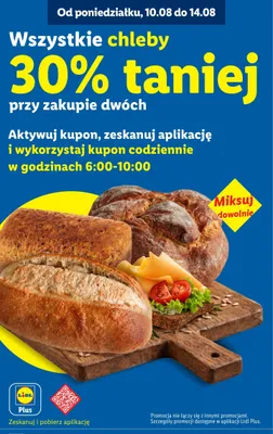 Chleby promocja w Lidl