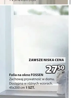 Folia na okno Fossen promocja w Jysk
