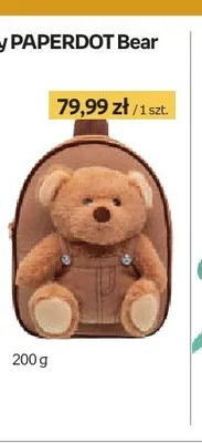 Plecak przedszkolny PAPERDOT Bear promocja w Empik