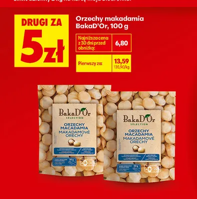 Orzechy makadamia BakaD'Or promocja w Biedronka