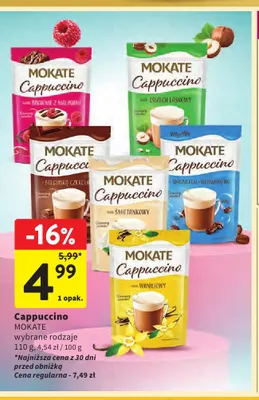 Cappuccino Mokate promocja w Intermarche