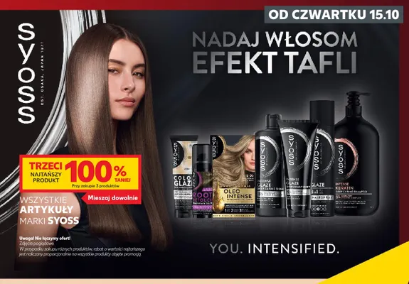 Toner do włosów Syoss Color Glaze promocja w Kaufland