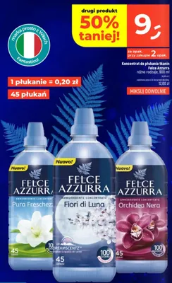 Koncentrat do płukania tkanin Felce Azzurra Pura Freschezza promocja w Dealz