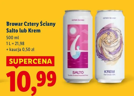 Piwo kraftowe Salto  promocja w Lidl