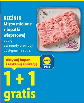 Mięso mielone z łopatki wieprzowej Rzeźnik promocja w Lidl
