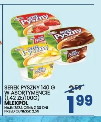 Serek Pyszny Mlekpol promocja w Wafelek
