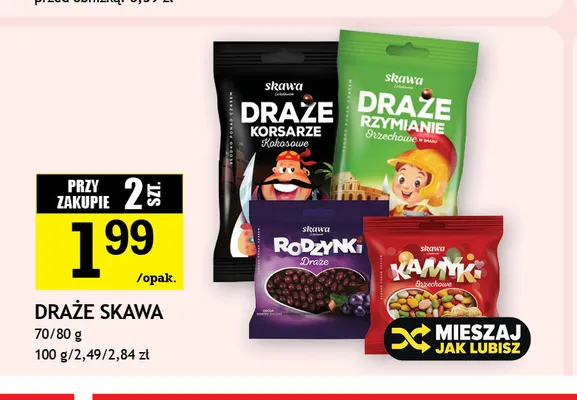 Draże Rzymianie orzechowe Skawa promocja w Gram Market