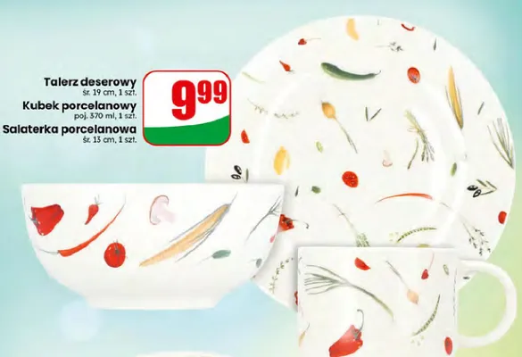 Talerz deserowy śr. 19 cm promocja w Dino