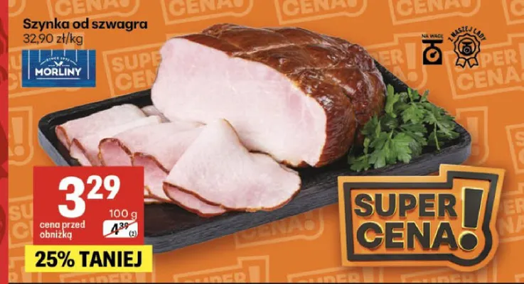 Szynka od szwagra Morliny promocja w Delikatesy Centrum