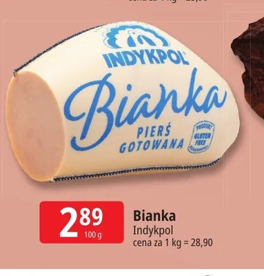 Pierś gotowana Bianka Indykpol promocja w Leclerc