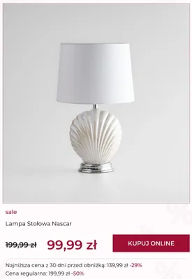 Lampa stołowa home&you Nascar promocja w home&you