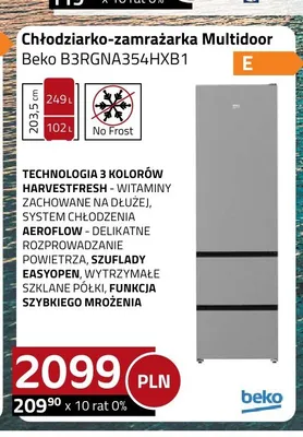 Chłodziarko-zamrażarka Multidoor Beko promocja w kakto.pl
