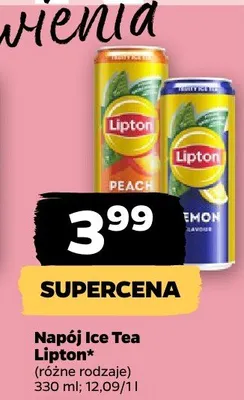 Napój Ice Tea Lipton Lemon promocja w Netto