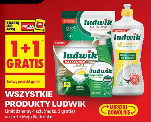 Wszystkie produkty 1+1 GRATIS promocja w Biedronka