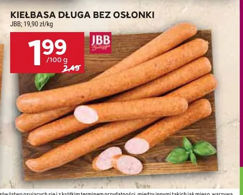 Kiełbasa długa bez osłonki promocja w Stokrotka