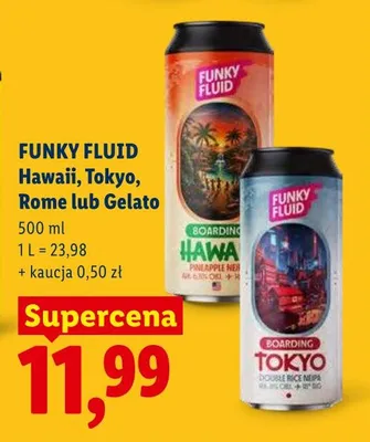 Piwo Funky Fluid Tokyo promocja w Lidl