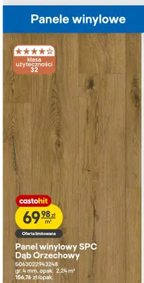 Panel winylowy Spc Dąb Orzechowy promocja w Castorama