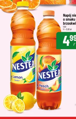 Napój niegazowany o smaku brzoskwiniowym Nestea promocja w POLOmarket