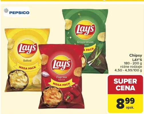 Chipsy Lay's Salted promocja w Carrefour