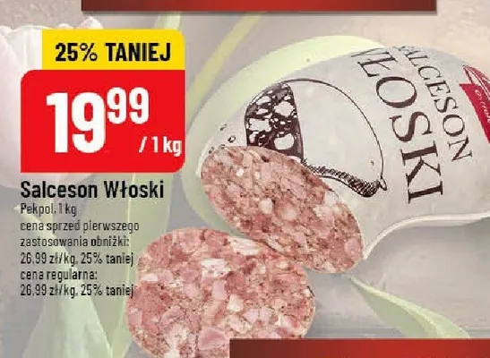Salceson włoski promocja w POLOmarket