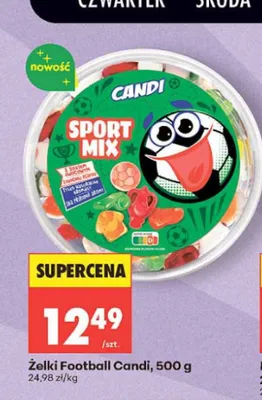 Żelki Football Candi promocja w Biedronka