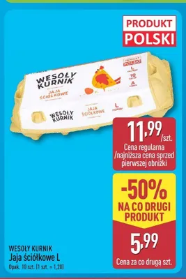 Jajka kurze ściółkowe L Wesoły Kurnik promocja w Aldi