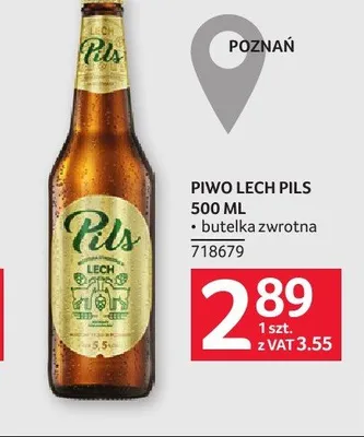 Piwo Lech Pils promocja w Selgros