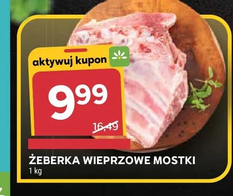 Żeberka wieprzowe mostki promocja w Stokrotka