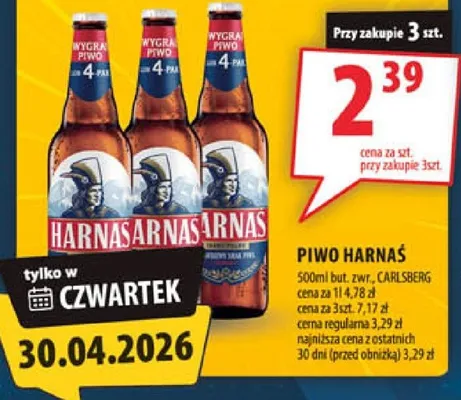 Piwo Harnaś promocja w Arhelan