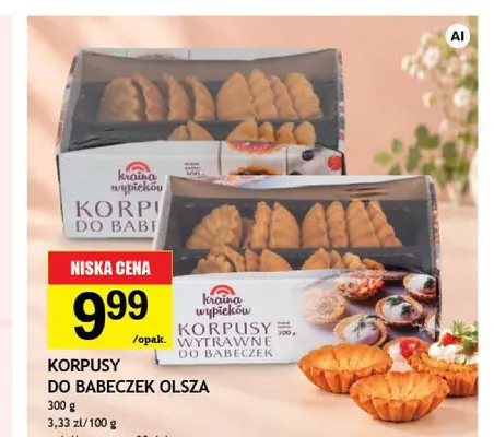 Korpusy do babeczek wytrawne Olsza promocja w Gram Market
