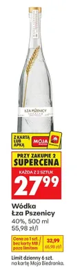 Wódka Łza Pszenicy promocja w Biedronka