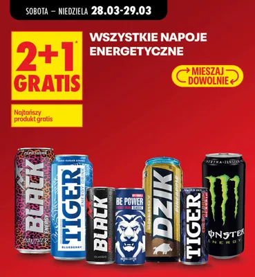 Napój energetyczny Black classic promocja w Biedronka