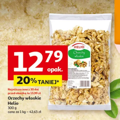 Orzechy włoskie Helio promocja w Auchan