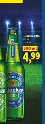 Piwo bezalkoholowe Heineken promocja w Lidl