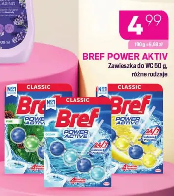 Zawieszka do WC Power Aktiv Lemon Bref promocja w Drogerie Koliber