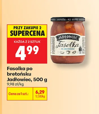 Fasolka po bretońsku Jadłowiec promocja w Biedronka
