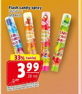 Flash candy spray Maxco promocja w Prim Market