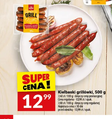 Kiełbaski grillówki Białecki Wędzarnia promocja w Twój Market