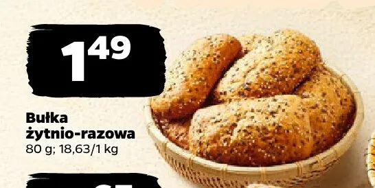 Bułka żytnio-razowa promocja w Netto