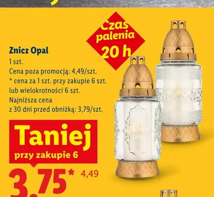 Znicz Opal promocja w Lidl