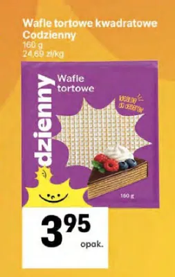 Wafle tortowe kwadratowe Codzienny promocja w Delikatesy Centrum