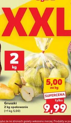Gruszki promocja w Kaufland