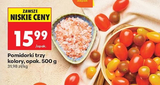 Pomidorki trzy kolory promocja w Biedronka