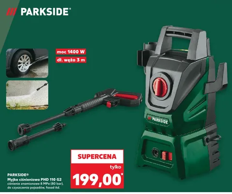 Myjka ciśnieniowa PHD 110 G2  promocja w Kaufland